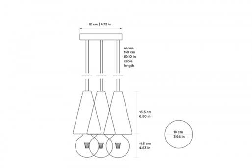 Sino #3 pendant lamp  - galula