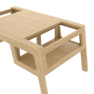 Double flex table natural   -   nuki