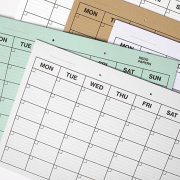 Monthly planner    -   redopapers