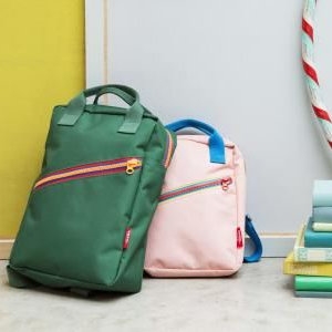 Zaino large zipper pink   -   engelpunt