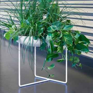 PLANT BOWL 750 WHITE OUTDOOR-Konstantin Slawinski