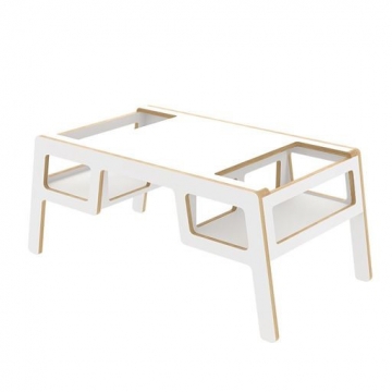 DOUBLE FLEX TABLE WHITE    -   Nuki