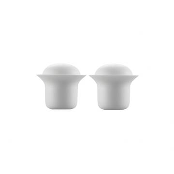 Stone tea cup set white  -  zens